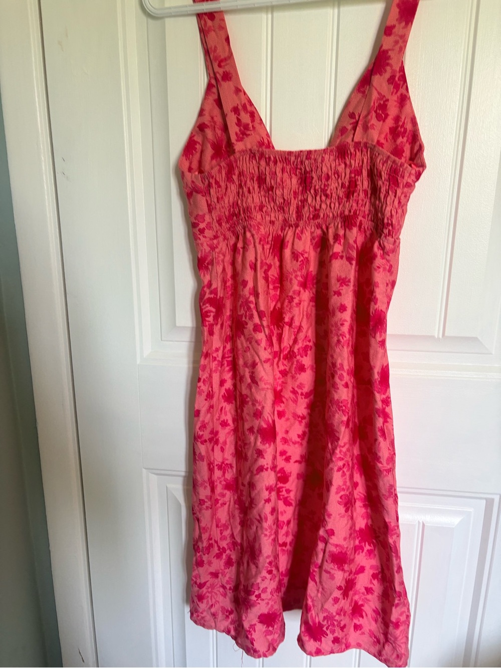 Monteau Pink Floral Sleeveless Dress – Size Small | Soft‑Girl Chic | Picnic - Picture 7 of 8